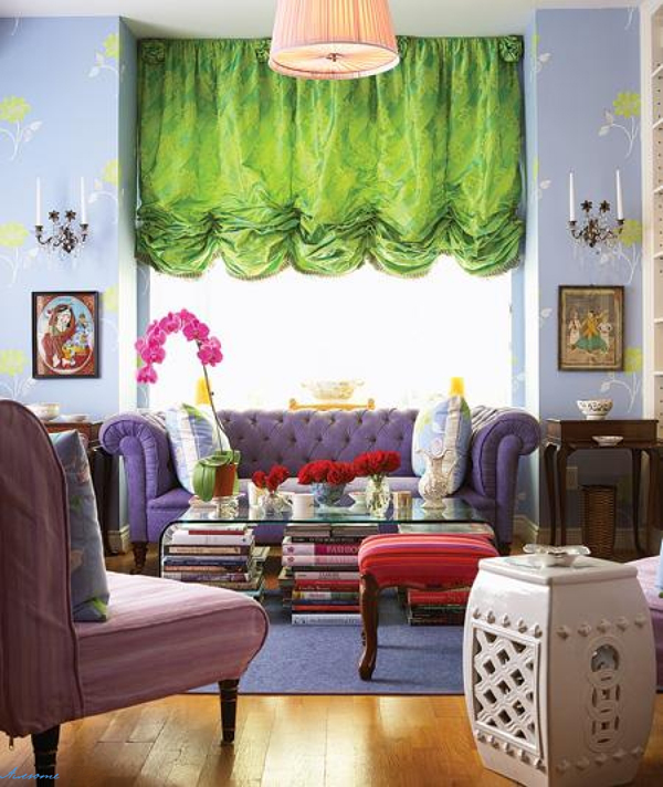 Bohemian Living Room Design Ideas | InteriorHolic.