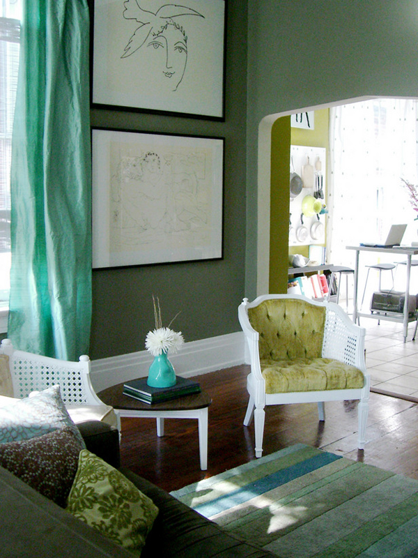 Cool Green Living Room Design Ideas | InteriorHolic.com