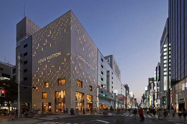 New Exterior Design Of Louis Vuitton Store In Tokyo | www.bagssaleusa.com