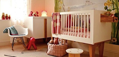 Free Download Baby Room Design Ideas Cream White Blue Nursery Interior