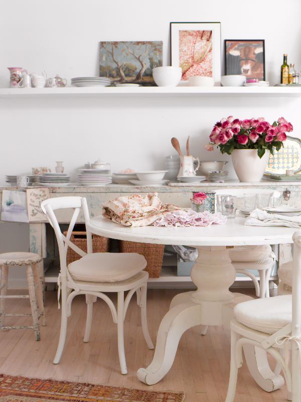 Shabby Chic Dining Table Decorations  Best Interior Decorating Ideas