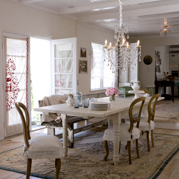 Beautiful Shabby Chic Dining Room Interior Design Ideas