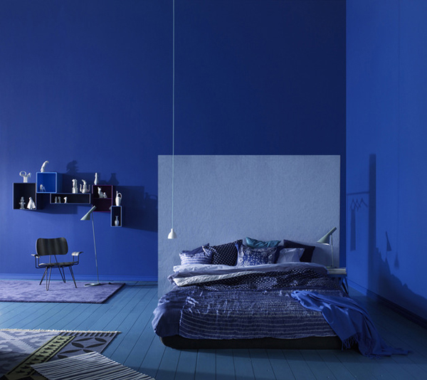 Stylish Blue Color Schemes For Bedrooms | InteriorHolic.