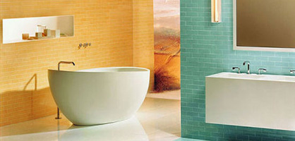 Desaign Kamar Mandi on Yellow Bathroom Design Ideas