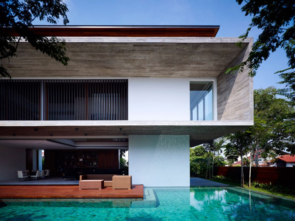 10 Modern Houses With Integrated Pools