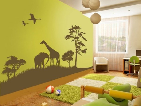 Kids' room in Jungle style