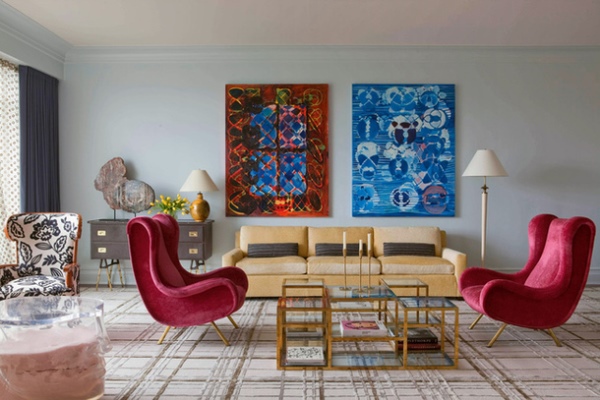 New York apartment, designed by Karl d'Akino, living room