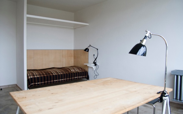 Room in Bauhaus campus with the furniture designed by its former resident
