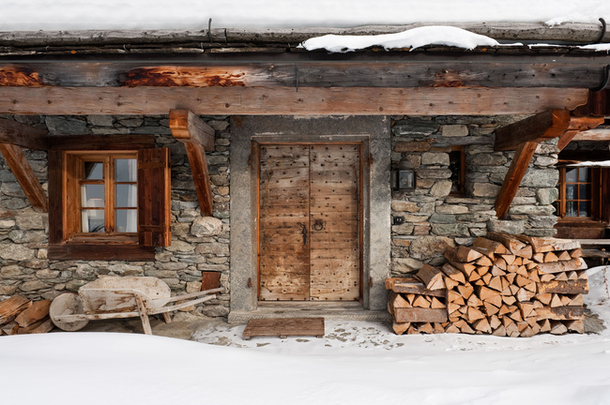 Axel Vervoordt's winter house in Verbier