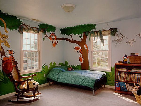 Jungle style room