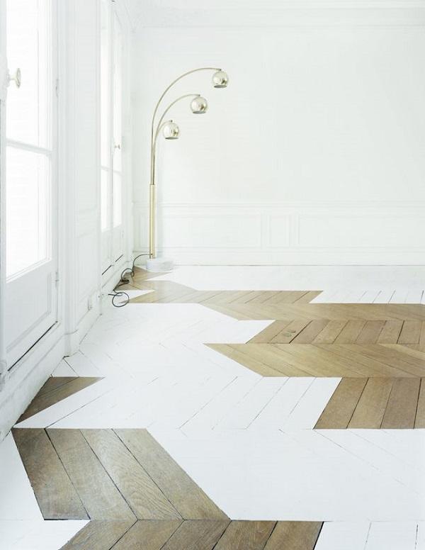 Painted wood floors