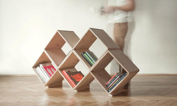 45x Modular Bookcase by Gabi Małacha