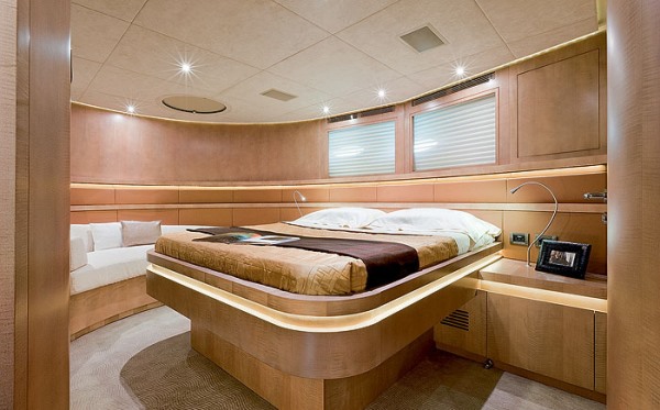 "Spirit of Brazil", Yacht in Brazil in Fendi style, VIP bedroom