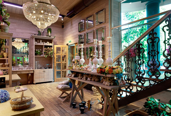 Beautiful Interior Design: Flower Shop in Kiev