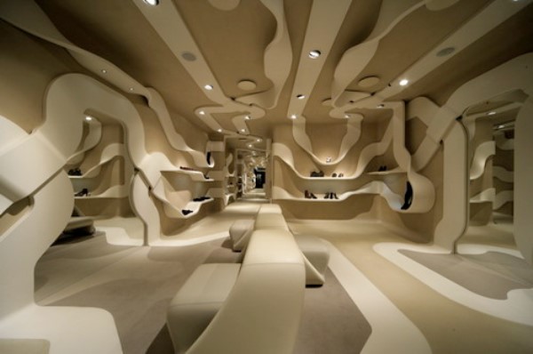 Interior in bionics style