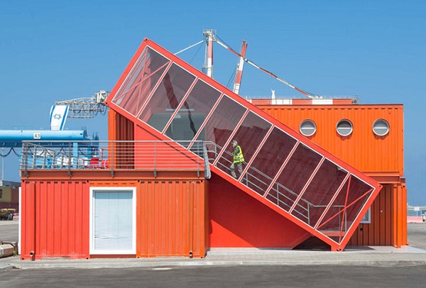 Container offices by Potash Architects