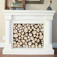 How to Decorate Fake Fireplace