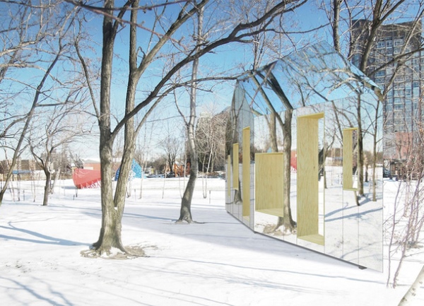 Invisible Barn by STPMJ in New York's Socrates Sculpture Park 