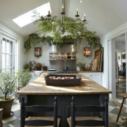 Kitchen Greenery Decor Ideas