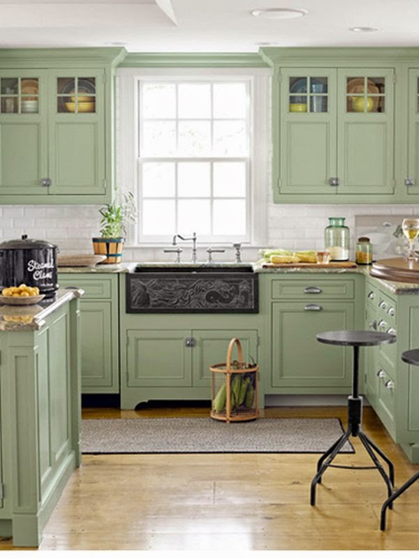 Green Kitchen Design Ideas For Spring | InteriorHolic.com