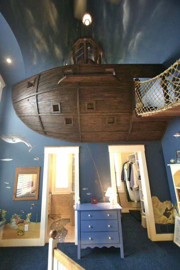 Pirate Ship Kid's Room