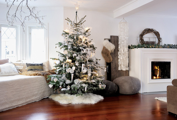 Scandinavian style Christmas tree