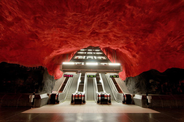 Stockholm Subway: Art is Everywhere You Go