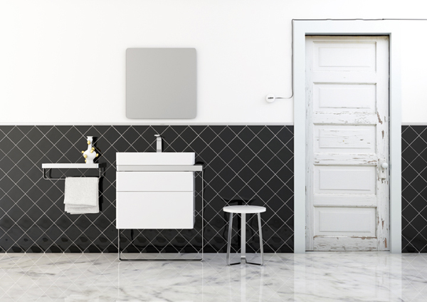 'Structure' - Bathroom Furniture Collection from Inbani