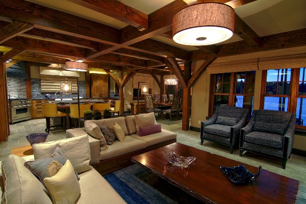 Tahoe style in home interior