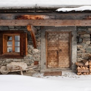 Winter House in Alps