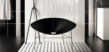 Black & White Bathroom Design Ideas