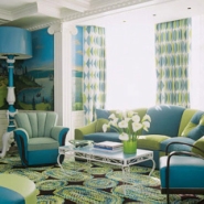 Blue And Green Interior Designs