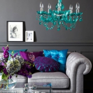 Blue and Purple Interior Designs