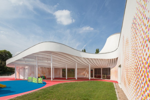 Kindergarten without corridors in Boulet-Moselle