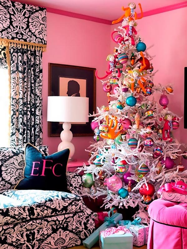 Christmas Decor In Pink