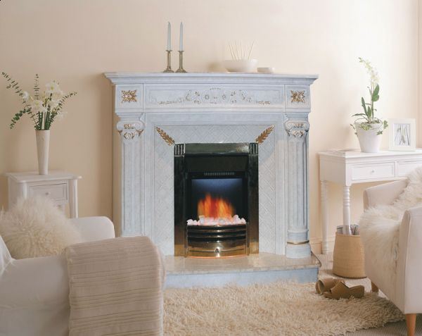 A fireplace in Classic style 