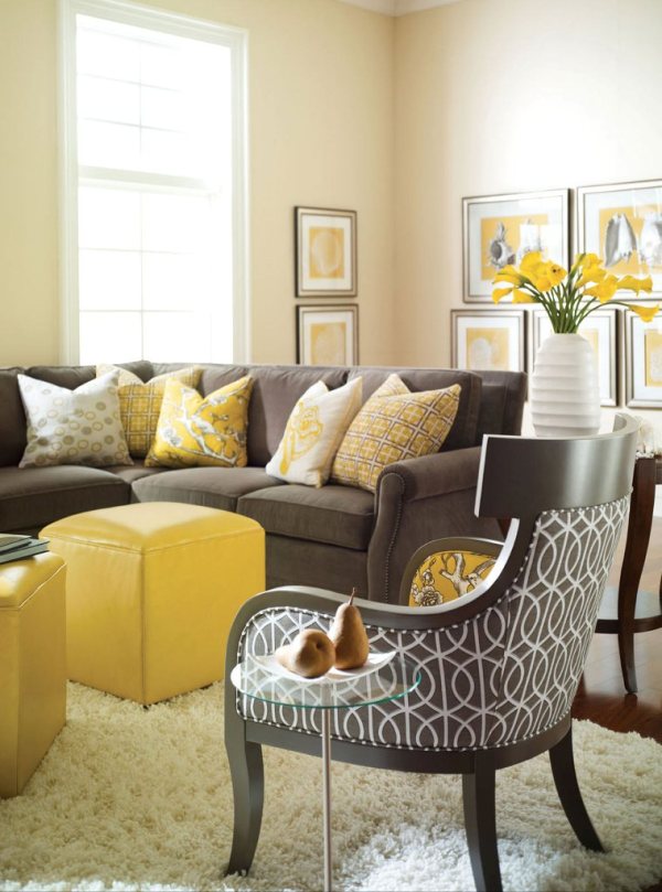 Color Scheme Ideas Gray and Yellow