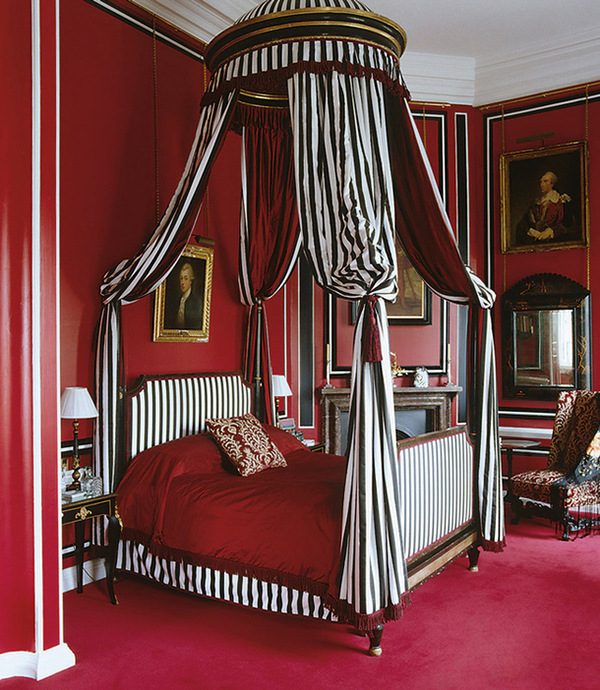 magenta bedroom