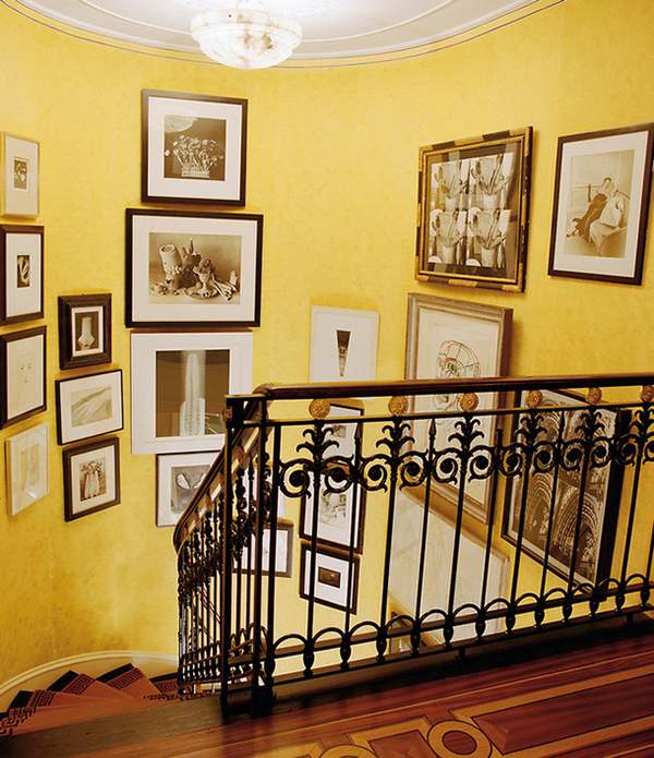 yellow stairway