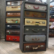 Cool Way to Recycle Old Suitcases
