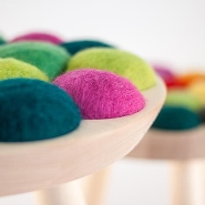 Cool with Wool Felt Stools