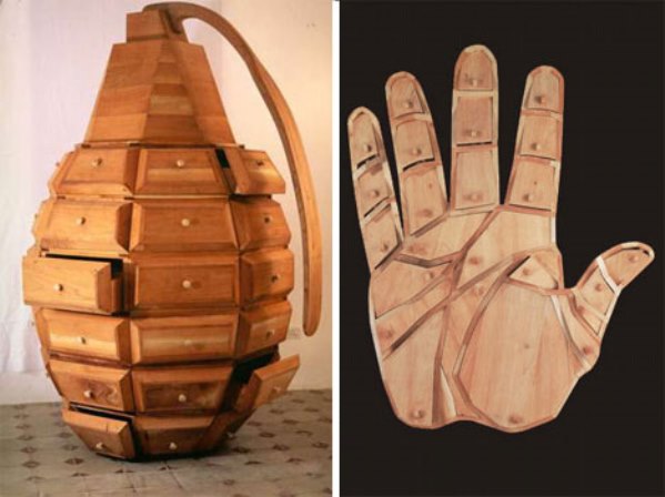The Grenade dresser and The Hand by Los Carpentiros