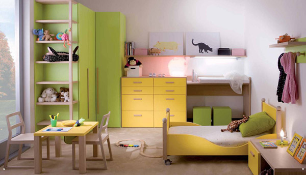 Decorating in Green & Yellow Color Scheme | InteriorHolic.com