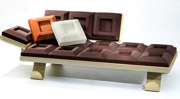 Cioccosofà Chocolate Sofa by Diego Maria Gugliermetto