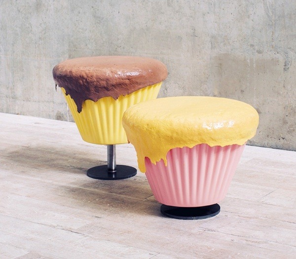 Cupcake stools by Boggy Chan