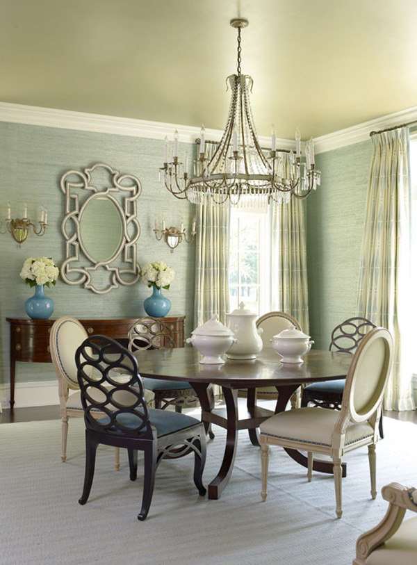 Dining Room Designs In Pastels | InteriorHolic.com