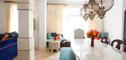 Dining Room With Moroccan Accents