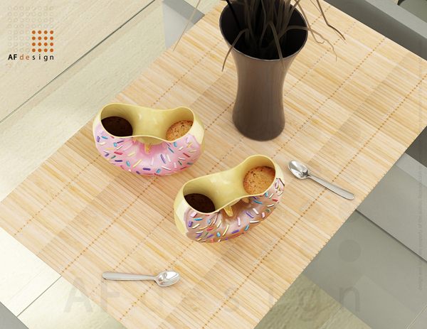 Food Inspired Mug Design by Andrea Filogonio