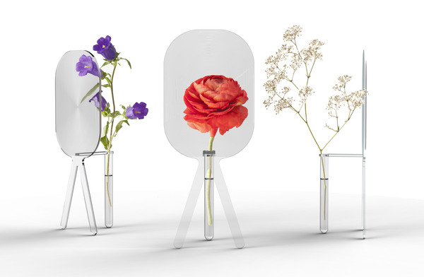Fresnel Lens In Big Bloom Vase by Charlie Guda 