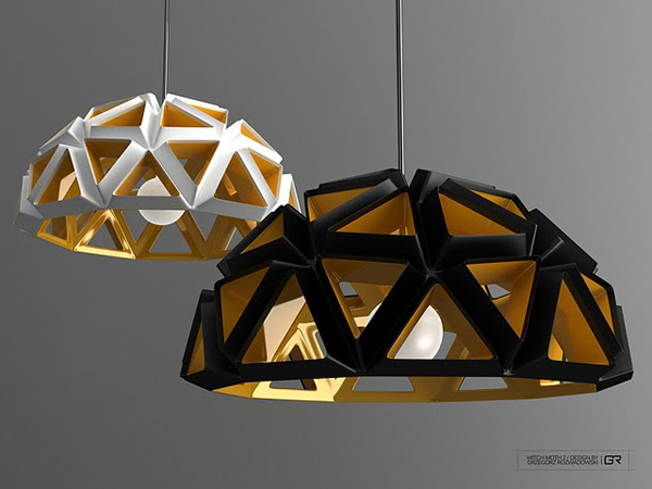 Futuristic Lighting: Witch Moth Lamps by Grzegorz Rozwadowski